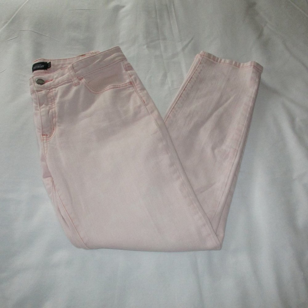 KATE SPADE SATURDAY Pale Pink Skinny Jeans Size 28